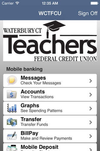 Image 0 for WCTFCU Mobile Access