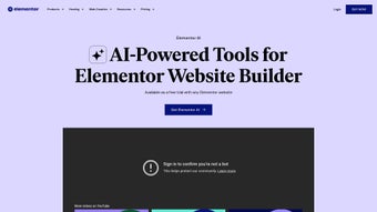 Image 0 for Elementor AI