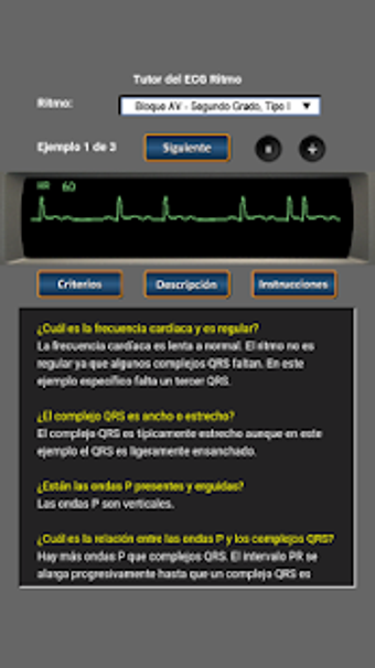 Imagen 0 para Tutor del ECG Ritmo