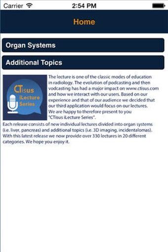 Image 0 for CTisus iLecture Series