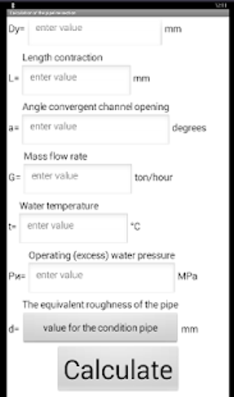 Image 2 for Hydraulic calculation