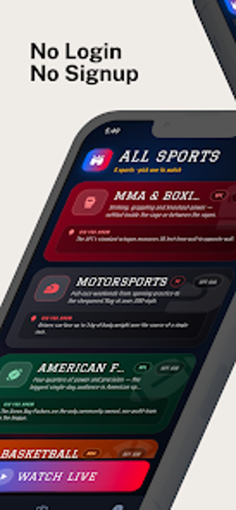 Imagen 0 para UFC NFL NBA Live Stream
