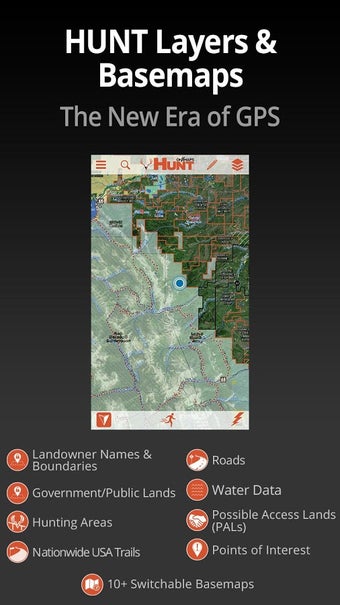 Imagen 1 para onX Hunt #1 Hunting Maps …