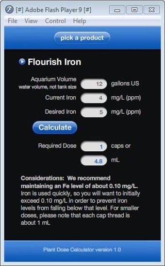 Imagen 1 para Plant Dose Calculator