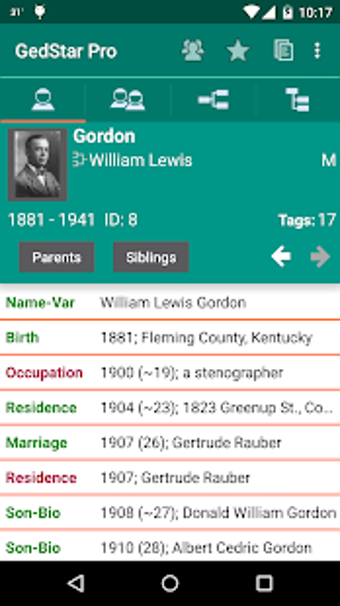 Image 3 for GedStar Pro Genealogy Vie…