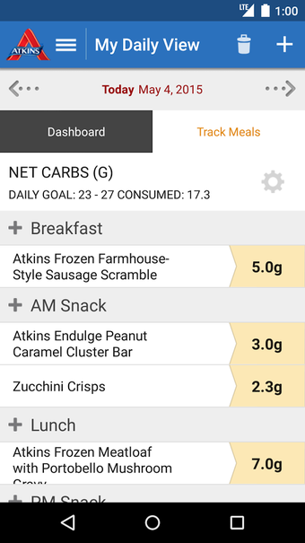 Imagen 3 para Atkins Carb Tracker