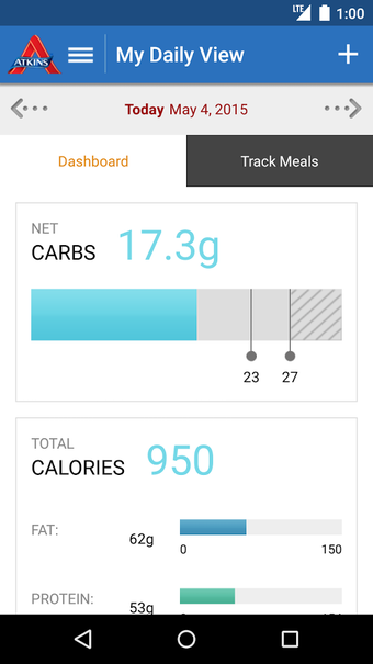 Imagen 5 para Atkins Carb Tracker