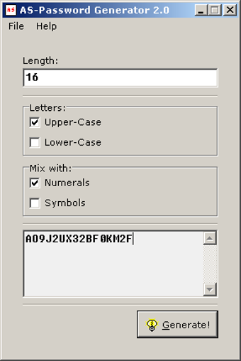 Image 0 for AS-Password Generator