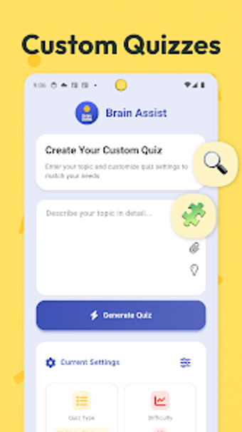 Image 0 for Brain Assist - AI Quiz  T…