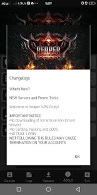 Imagen 1 para Reaper VPN Official