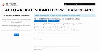 Imagen 0 para Auto Article Submitter Pr…