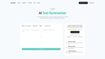 Image 0 for Text Summarizer by Leap