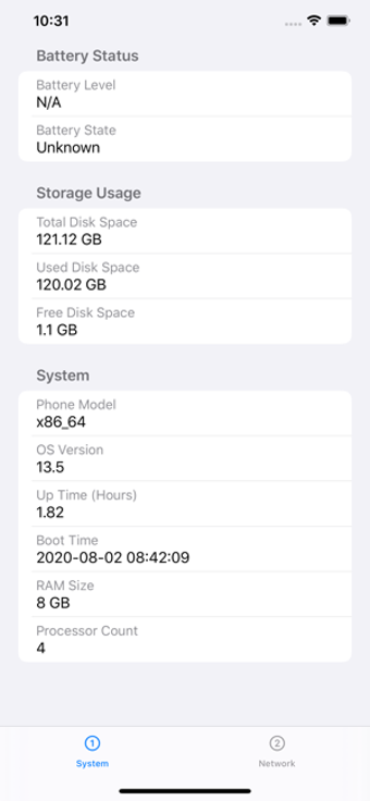 Image 2 for CPU S : System Status Mon…