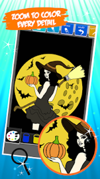 Image 1 for Witch Coloring Book