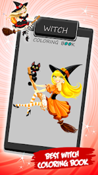 Image 3 for Witch Coloring Book