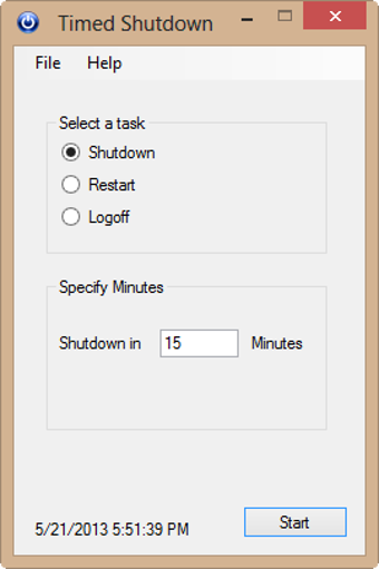 Image 0 for Timed Shutdown