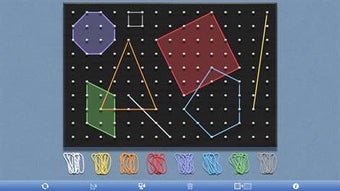 Imagen 3 para Geoboard, by the Math Lea…