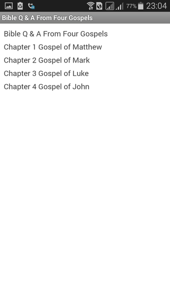 Image 0 for Bible Q & A From Four Gos…