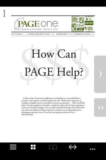 Image 0 for PAGE Cooperative Newslett…