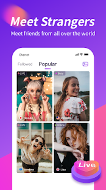 Imagen 2 para ChametLive video chat & M…