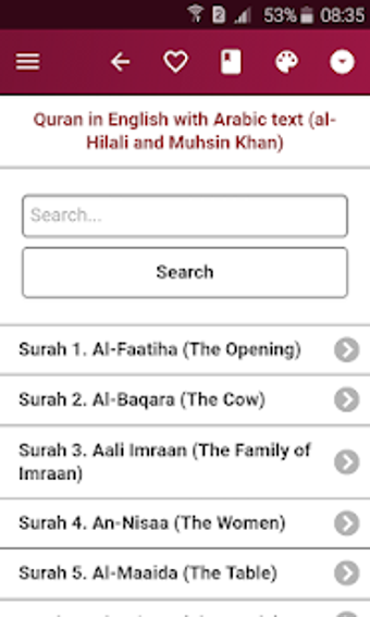 Image 0 for Quran in ArabicEnglish (H…