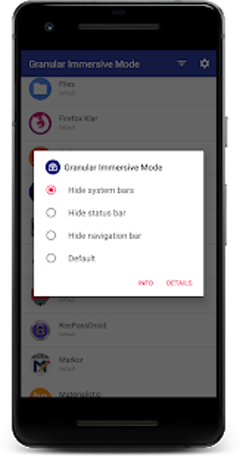 Image 0 for Granular Immersive Mode