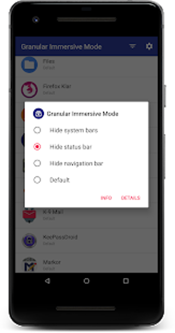 Image 1 for Granular Immersive Mode