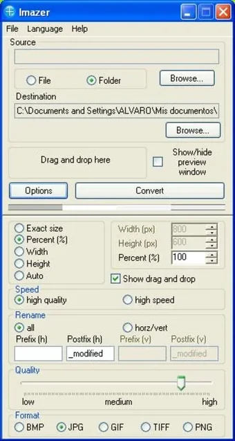 Image 0 for Imazer Resizing Tool