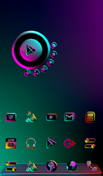Imagen 3 para CYBERNEON Next Launcher 3…