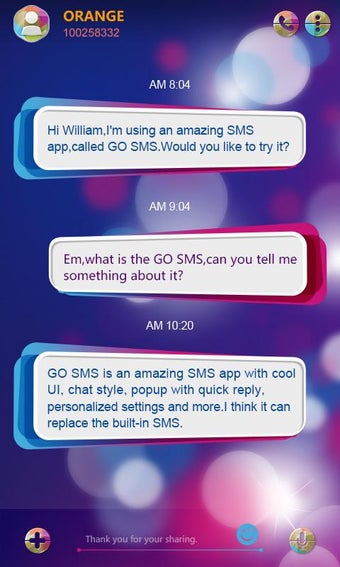Imagen 2 para GO SMS PRO PUFF THEME