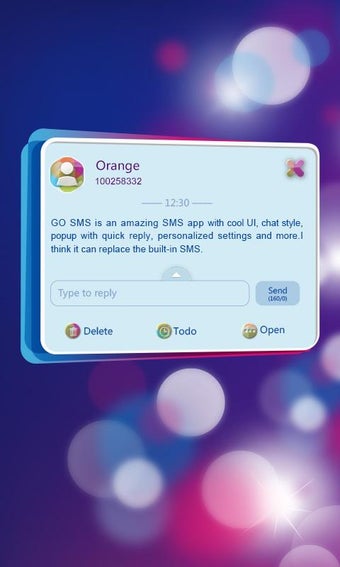 Imagen 1 para GO SMS PRO PUFF THEME