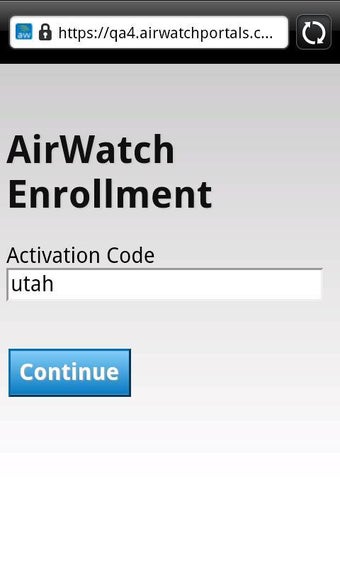 Image 1 for AirWatch Agent