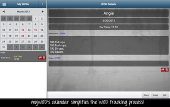 Imagen 1 para myWOD -- #1 WOD Log for X…