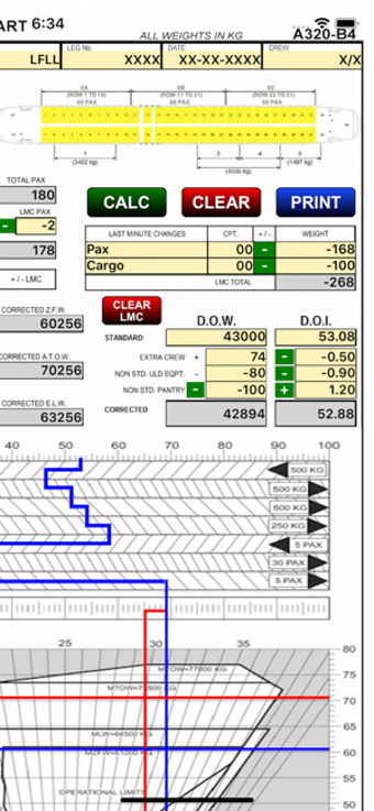 Image 2 for A320 LOADSHEET T&B 180 3z…