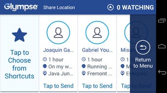 Imagen 1 para Glympse for Auto - Share …