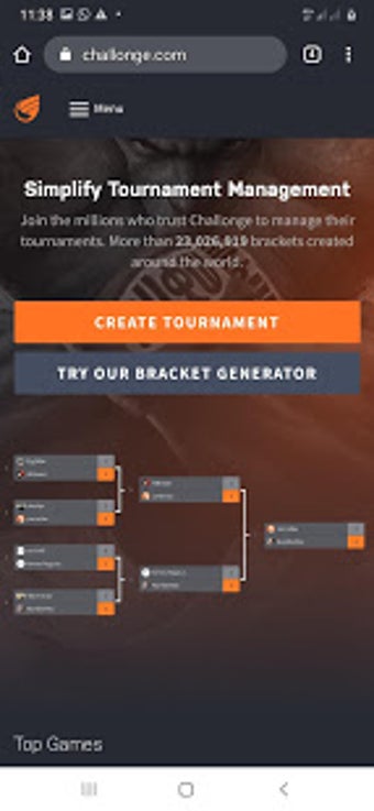Image 0 for Challonge:tournament make…