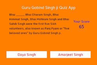 Image 1 for Guru Gobind Singh ji Quiz…