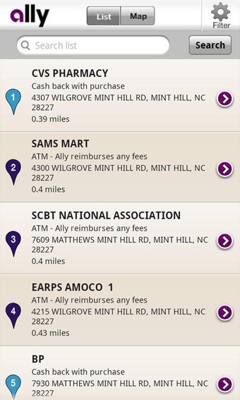 Imagen 2 para Allys ATM & Cash Locator