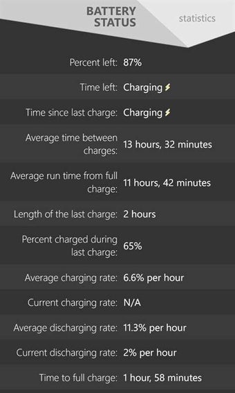Imagen 2 para Battery Status for Window…
