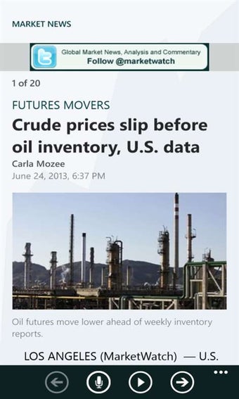 Image 1 for MarketWatch for Windows 1…