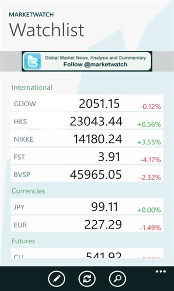 Image 0 for MarketWatch for Windows 1…