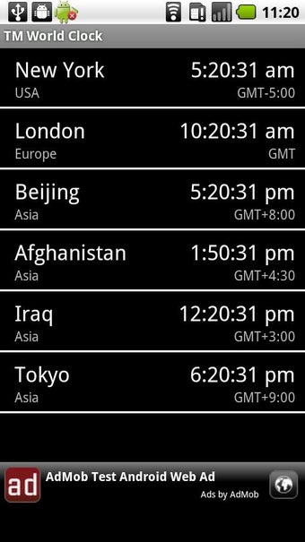 Image 1 for World Clock & Widget