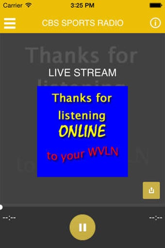 Image 0 for WVLN AM CBS Sports Radio