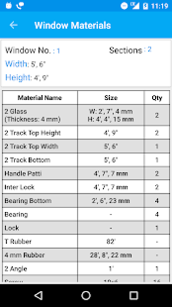 Image 2 for Section Window Materials …