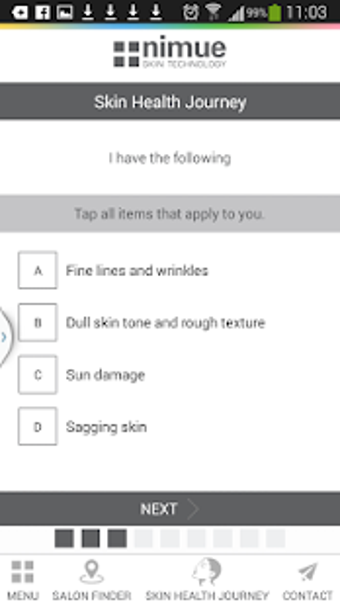 Image 0 for Nimue Skin Technology App
