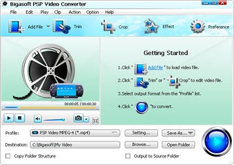 Imagen 0 para Bigasoft PSP Video Conver…