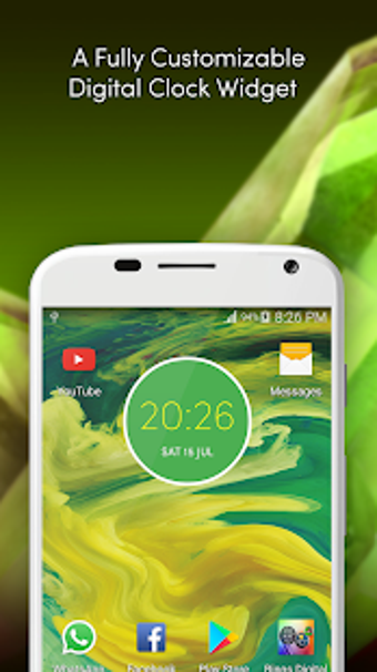 Imagen 1 para Moto Z2 Play Digital Cloc…