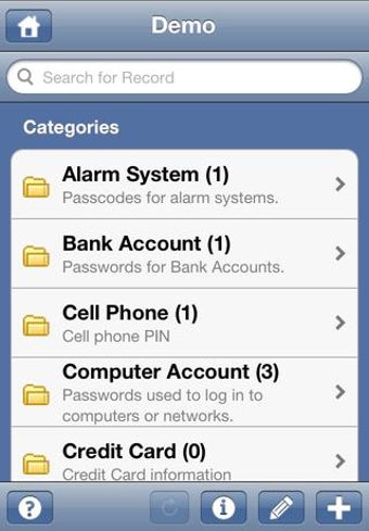 Image 0 for iPWMinder - Password Mana…