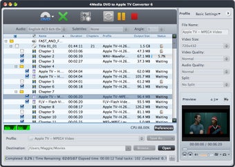 Image 0 for 4Media DVD to Apple TV Co…