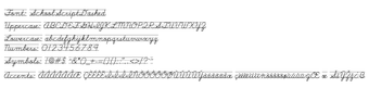 Image 0 for School Script Dashed
